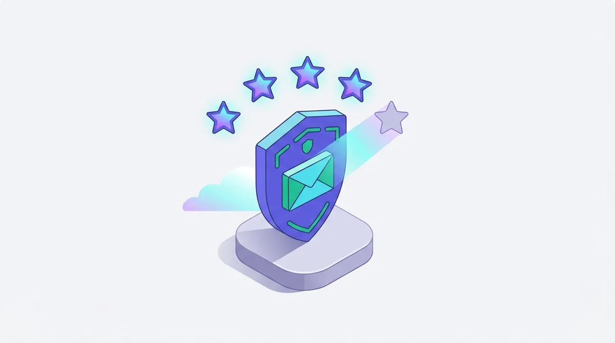 Dashboard monitoring email sender reputation metrics across mailbox providers